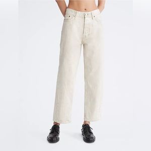 Calvin Klein Standards Twisted Seam Marbled Unbleached Jeans - Men or Women 32